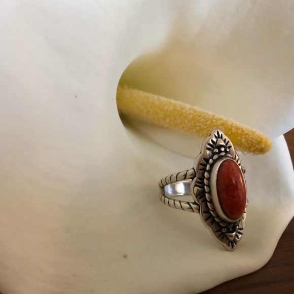 Vintage Sterling Silver Southwest Ring - Picture 5 of 6